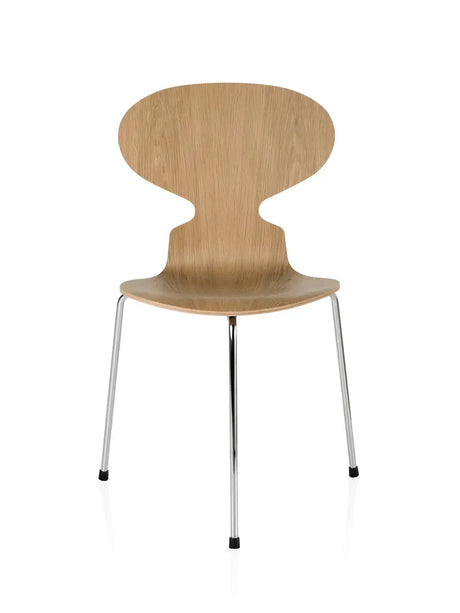 3100 Myren med 3 ben, kromstativ av Arne Jacobsen - Vit / Farvet ask - Jacobsen Plus