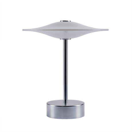 Sinus 22 Portabel bordslampa, stål av Piet Hein - Jacobsen Plus