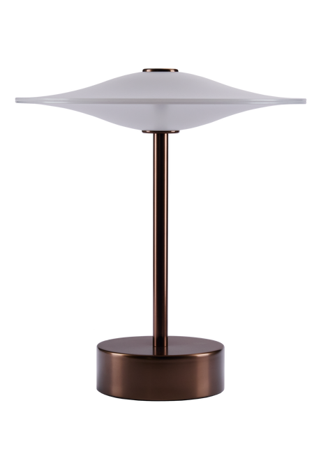 Sinus 22 Portabel bordslampa, åldrad brons av Piet Hein - Jacobsen Plus