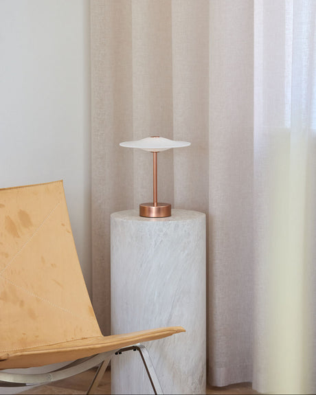 Sinus 22 Portabel bordslampa, koppar av Piet Hein - 3 - Jacobsen Plus