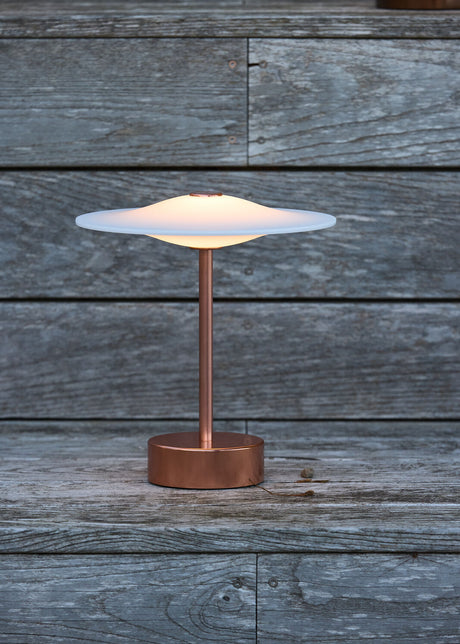 Sinus 22 Portabel bordslampa, koppar av Piet Hein - 2 - Jacobsen Plus
