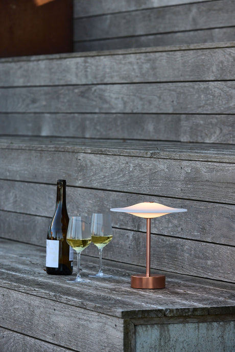Sinus 22 Portabel bordslampa, koppar av Piet Hein - 5 - Jacobsen Plus