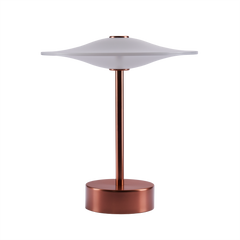 Sinus 22 Portabel bordslampa, koppar av Piet Hein