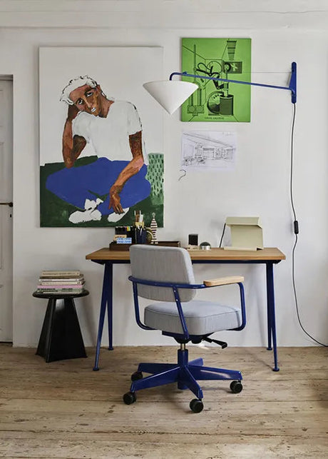 Tabouret Métallique från Vitra - Black - Jacobsen Plus