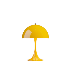 Panthella 250 Portable bordslampa, Opaque Yellow av Verner Panton