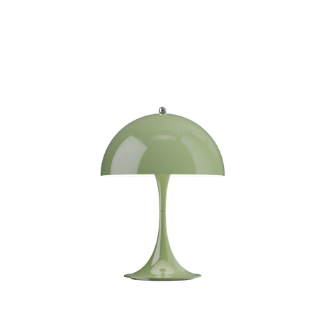 Panthella 250 portabel bordslampa, opak mossgrön av Verner Panton - Jacobsen Plus