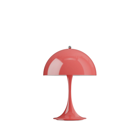 Panthella 250 Bärbar bordslampa, Opaque Coral av Verner Panton - 4 - Jacobsen Plus