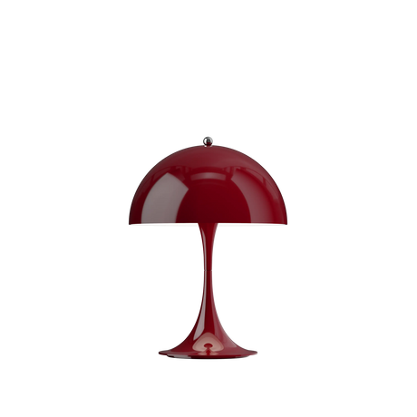 Panthella 250 portabel bordslampa, opak bordeauxröd av Verner Panton - Jacobsen Plus