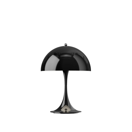 Panthella 250 portabel bordslampa, opak svart av Verner Panton - Jacobsen Plus