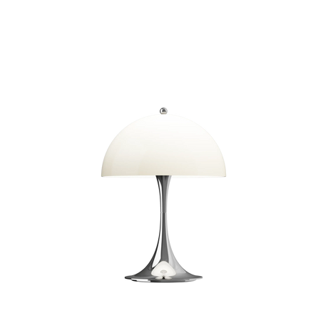Panthella 250 Portable bordslampa, Krom Opal Beige av Verner Panton - Jacobsen Plus