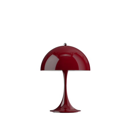 Panthella 250 portabel bordslampa, opak bordeauxröd av Verner Panton - 3 - Jacobsen Plus