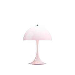 Panthella 250 Portable bordslampa, Opal Rose av Verner Panton