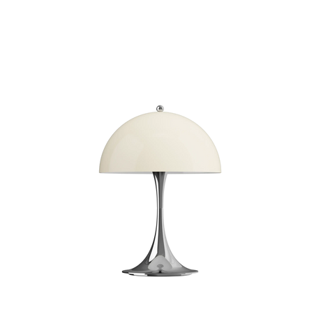 Panthella 250 Portable bordslampa, Krom Opal Beige av Verner Panton - 3 - Jacobsen Plus