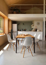 Eames Plastic Side Chair DSW, mörkbetsat lönnträ från Vitra - 2 - Jacobsen Plus