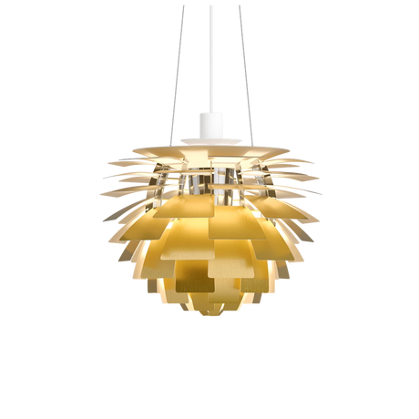 PH Artichoke i mässing från Louis Poulsen - Ø 480 mm / Halolux (E27) - Jacobsen Plus