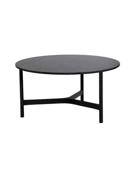 Twist Soffbord, stort från Cane-line - Lava grey / Black (keramik) - Jacobsen Plus
