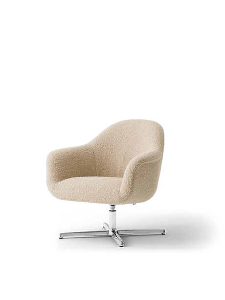 Harbour fåtölj med swivel från Audo Copenhagen - Baena 15 poleret aluminium vridbar - Jacobsen Plus