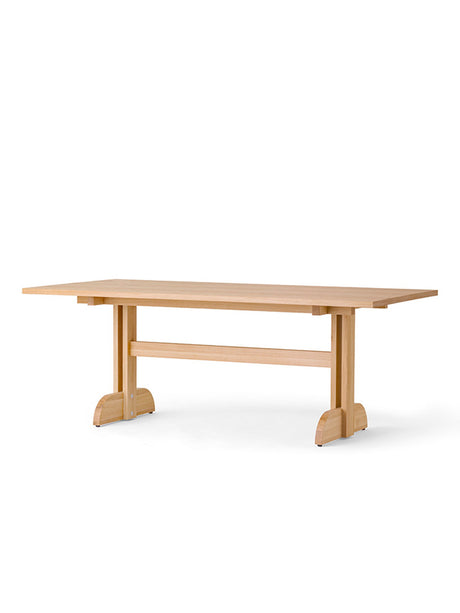 Audo Copenhagen - Puffin matbord, 200 x 95 cm - Lackerad egefiner - Jacobsen Plus