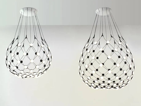 Mesh LED pendel Ø80 från Luceplan - 1 meter ledning - Jacobsen Plus