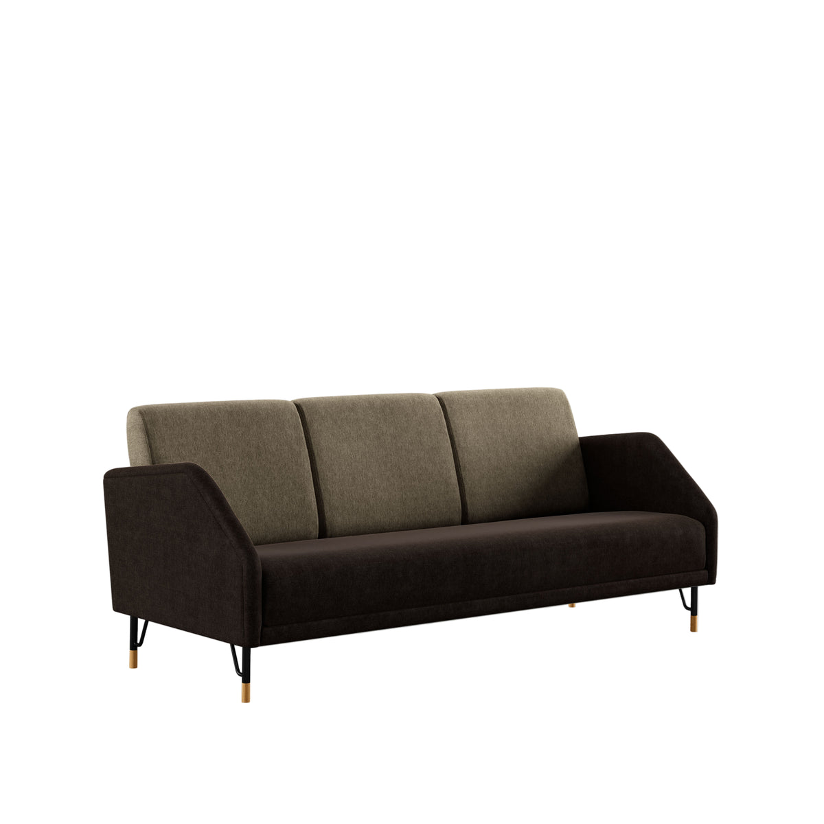 77 Soffa 3-sits, ek olja av Finn Juhl