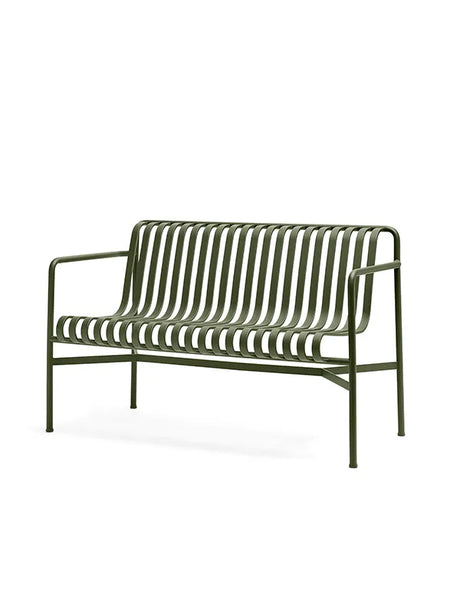 Palissade Dining Bench, oliv från HAY - Jacobsen Plus
