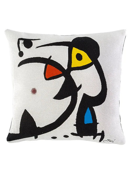 Miro Deux Personnages Hantés Par Un Oiseau Kudde från Poulin Design - 1 - Jacobsen Plus