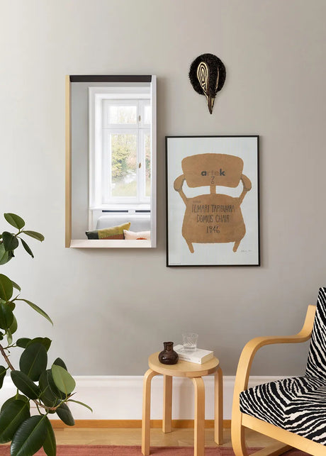 Colour Frame Mirror, medium från Vitra - Blue - Orange - Jacobsen Plus