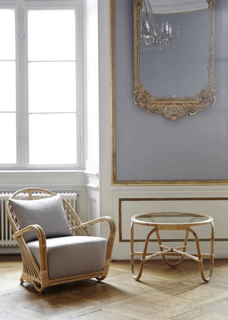 Charlottenborg Fåtölj av Arne Jacobsen - A622 Crumble - Beige - Jacobsen Plus