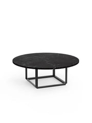 Florence soffbord Ø90, svart Marquina från New Works
