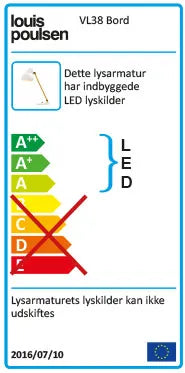 VL38 bordslampa från Louis Poulsen - Svart - Jacobsen Plus
