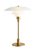 PH 3½-2½ Glas Bordslampa, mässingsmetalliserad från Louis Poulsen