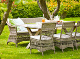 Charlot 3-sits trädgårdssoffa, antikgrå från Sika-Design - 4 - Jacobsen Plus