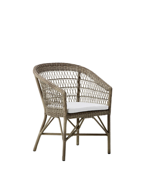 Emma Trädgårdsstol, antikgrå från Sika-Design - Ingen dyna - Jacobsen Plus
