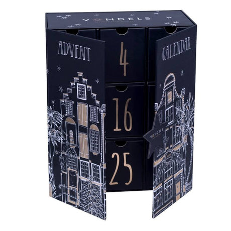 Vondels Adventskalender – Set med 9 julkulor - Jacobsen Plus