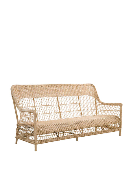 Dawn 3-sits trädgårdssoffa, Natur från Sika-Design - Ingen dyna - Jacobsen Plus