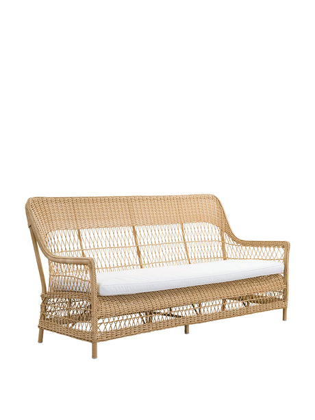 Dawn 3-sits trädgårdssoffa, Natur från Sika-Design - Ingen dyna - Jacobsen Plus