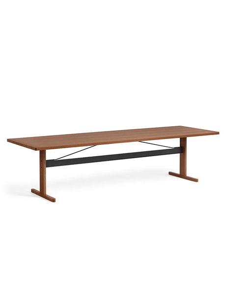 Passerelle Bord, L300 cm från Hay - Water-based lacquered oak / Ink black / Water-based lacquered oak - Jacobsen Plus