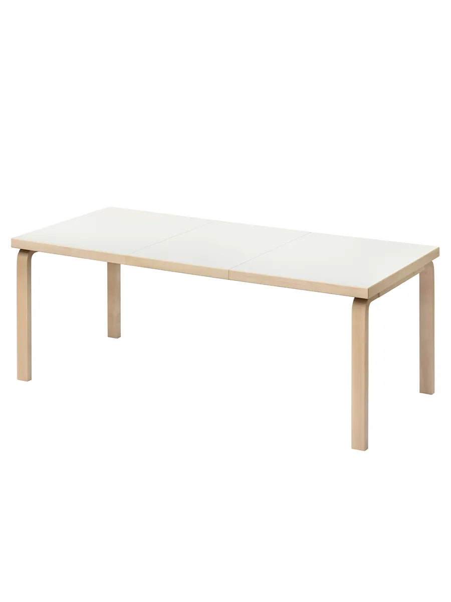 Aalto Table Extendable 97, 135/190x85 cm från Artek - Vit Laminat - Jacobsen Plus