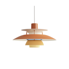 PH 5 Mini pendel, Hues of orange av Poul Henningsen