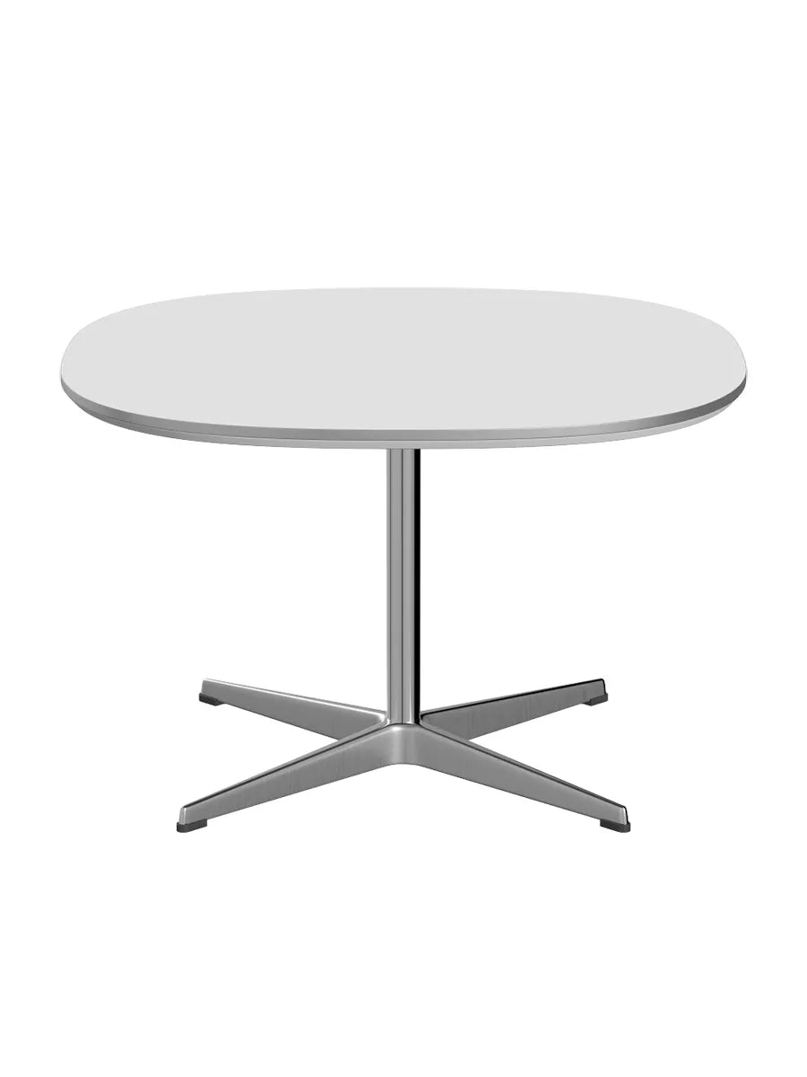 - Vit laminat m. alukant - Krom stel - Jacobsen Plus