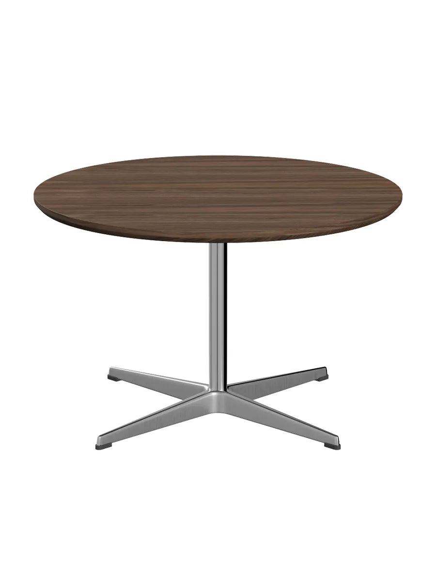 Piet Hein A222 Soffbord, Ø75 cm från Fritz Hansen - Valnöt finér m. finérkant - Jacobsen Plus