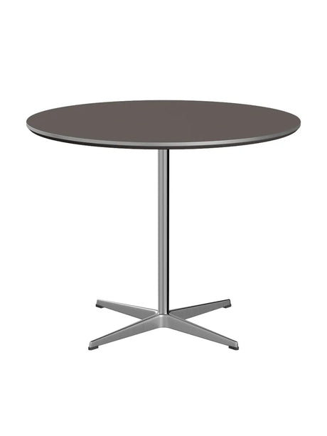 Piet Hein A623 Cafébord, Ø90 cm från Fritz Hansen - Vit laminat m. alukant - Jacobsen Plus