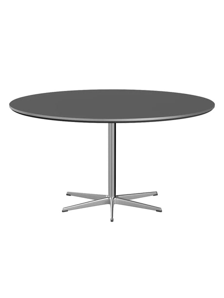 Piet Hein A826 Matbord, Ø145 cm från Fritz Hansen - Vit laminat m. alukant - Jacobsen Plus