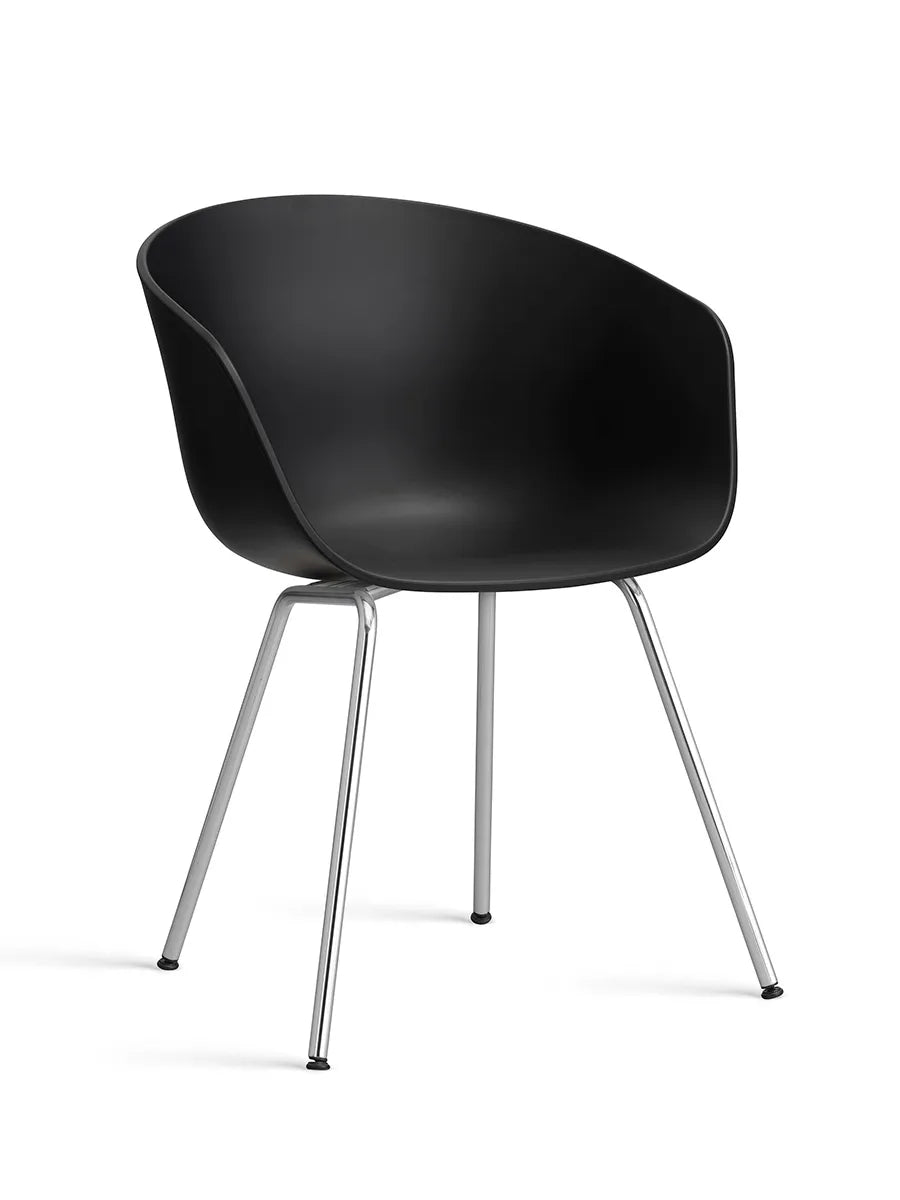 About a Chair AAC26 från HAY - Black / Förkromad stål - Jacobsen Plus