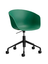 About a Chair AAC52 från Hay - Teal Green / Svart pulverlakeret aluminum - Jacobsen Plus