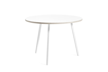 Loop Stand Round bord, Ø105 från Hay - Vit laminat - Jacobsen Plus