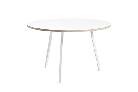 Loop Stand Round Table, Ø120 från Hay - Vit laminat - Jacobsen Plus