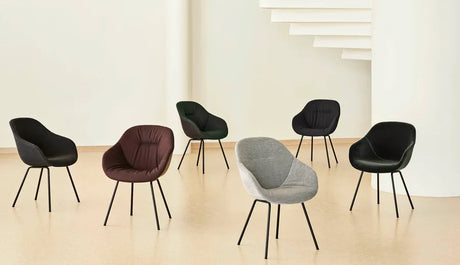 About a Chair AAC127 Soft från HAY - Steelcut / Förkromad stål - Jacobsen Plus