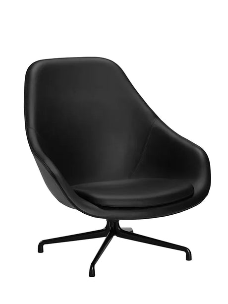About a Lounge Chair high AAL91 från Hay - Steelcut / Svart pulverlakeret aluminum - Jacobsen Plus