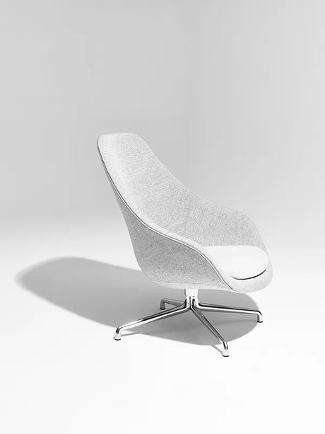 About a Lounge Chair high AAL91 från Hay - Steelcut / Svart pulverlakeret aluminum - Jacobsen Plus